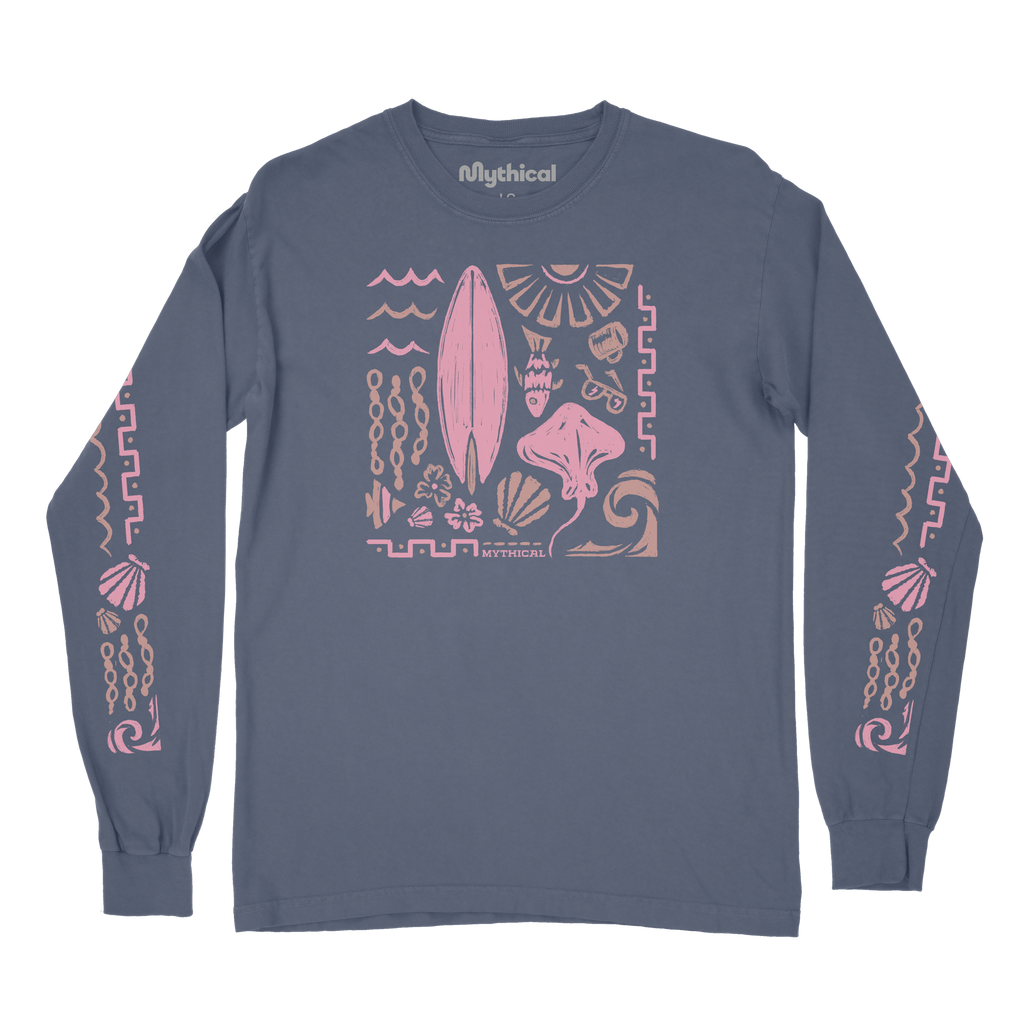 アイドルグッズ Marbling long sleeve T-shirt MIDNIGHT LONG SLEEVE SHIRT