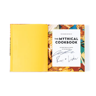 Mythical Cookbook Signed Copy