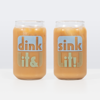 Dink It & Sink It Can Glass