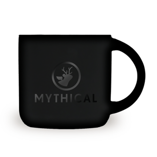 Mythical Black on Black Logo Mug