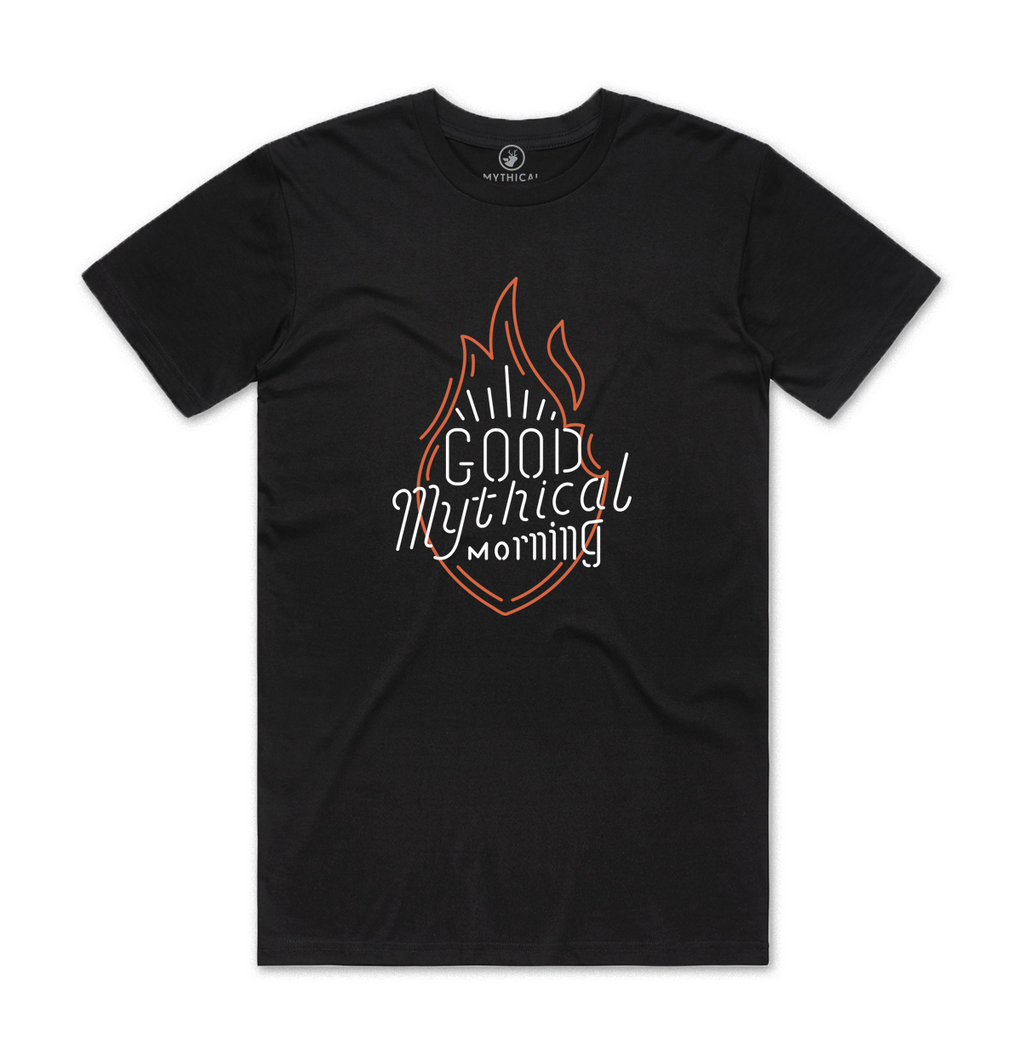 Good Mythical Morning Neon Sign Tee Mythical Store