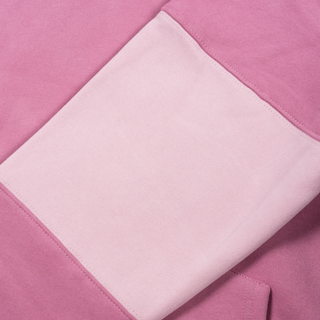 Be Nicer To People Colorblock Hoodie (Pink)