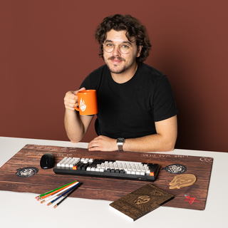 Good Mythical Morning Coaster 4pk. Set of 4 coasters with GMM logos.