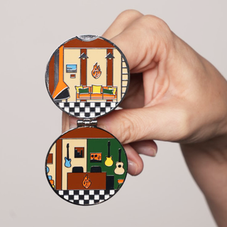 GMM Set Locket Enamel Pin