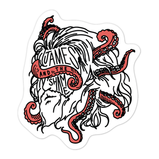 James and the Shame Leviathan Face Sticker
