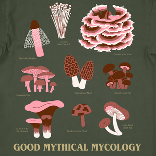 Good Mythical Mycology Long Sleeve Tee (Green)