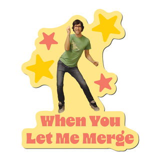 Let Link Merge! Car Magnet