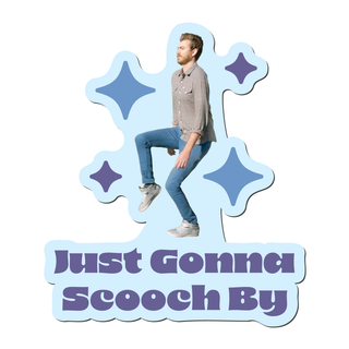 Rhett Scoochin’ By Car Magnet