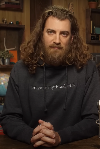 Be Your Mythical Best Embroidered Hoodie (Charcoal Heather)