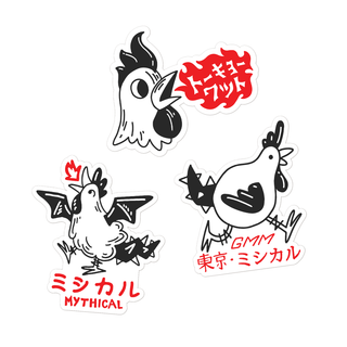 Tokyo Cockatrice Sticker Pack