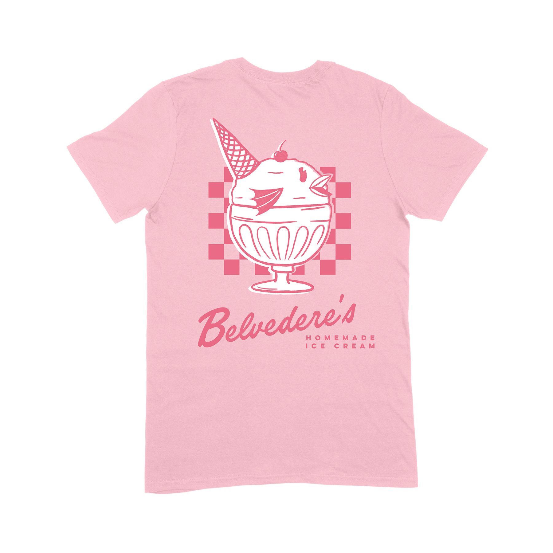 Belvedere's Ice Cream Shop Tee (Strawberry) | Mythical Store Belvedere's Ice Cream Shop Tee (Strawberry) | Mythical Store