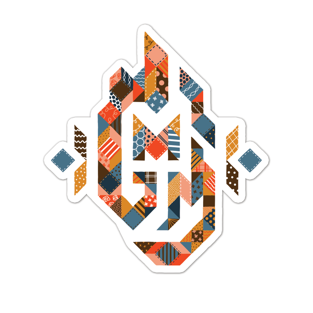 GMM Patchwork Logo Sticker | Mythical Store