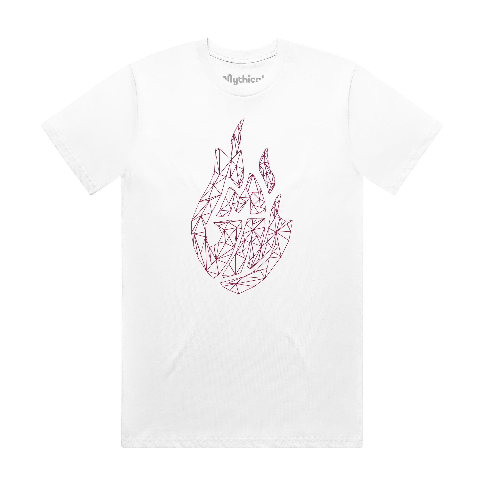 Second City Prints gmm Hollow Geo Logo Tee (White) | Mythical Store 3X