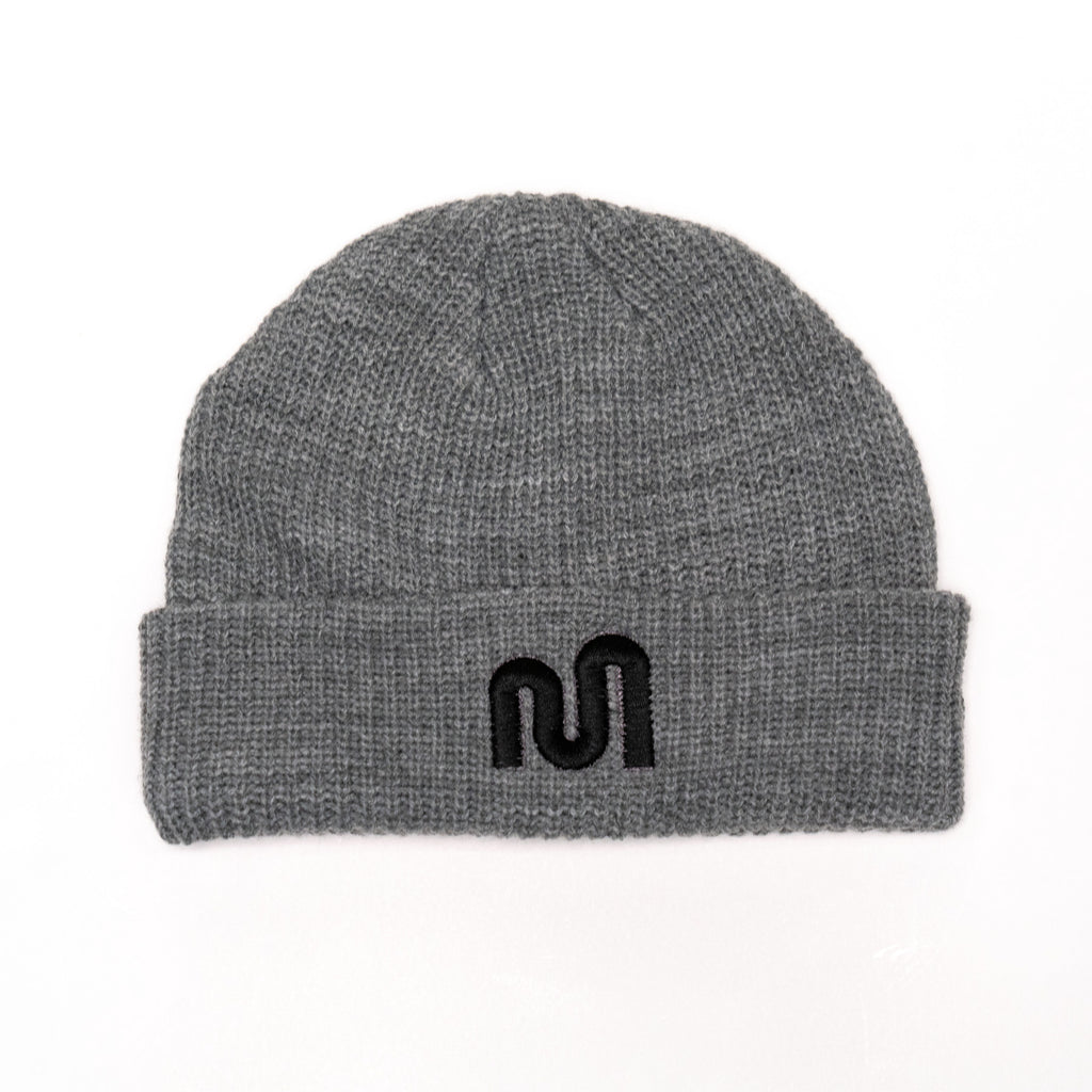 Mythical Embroidered Beanie (Light Grey) | Mythical Store