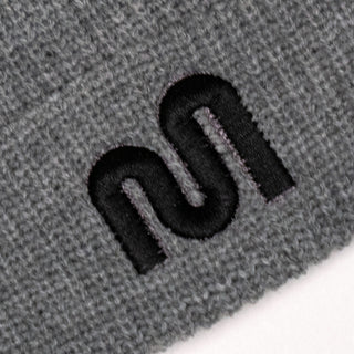 Mythical Embroidered Beanie (Light Grey)