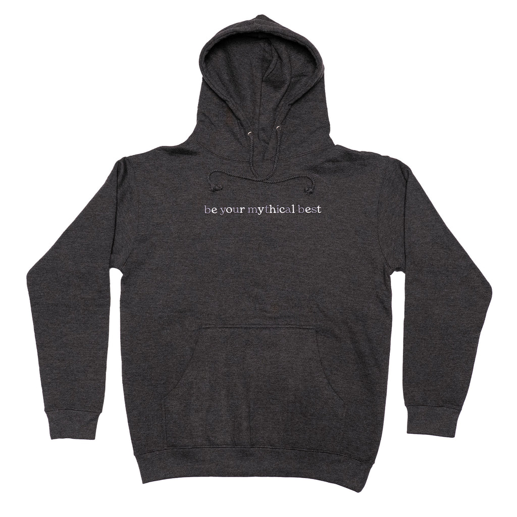 BYMB Embroidered Hoodie (Charcoal Heather) | Mythical Store