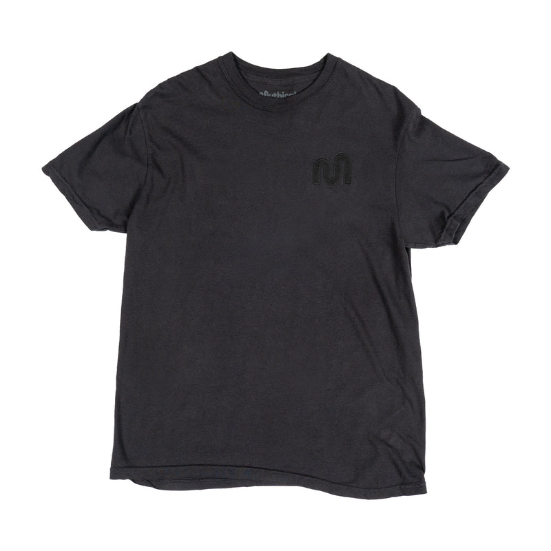 Mythical Embroidered Tee - Black