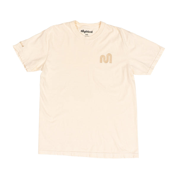 Mythical Embroidered Tee - Ivory