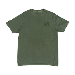 Mythical Embroidered Tee - Olive