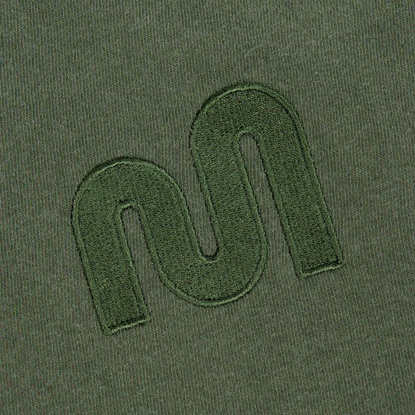 Mythical Embroidered Tee - Olive