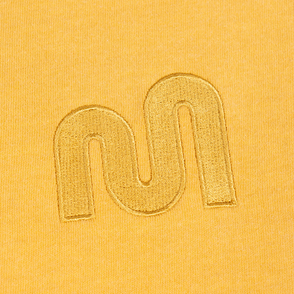 Mythical Embroidered Tee - Mustard
