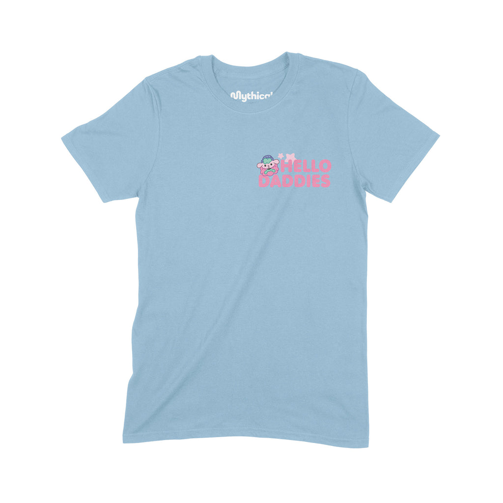 Hello Daddies Tee (Baby Blue) | Mythical Store