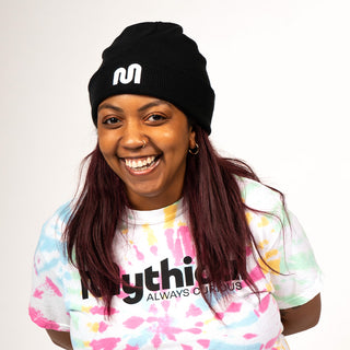 Mythical Embroidered Beanie (Black)